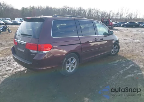 2010 Honda Odyssey Touring из США, поврежденный, VIN 5FNRL3H93AB095966